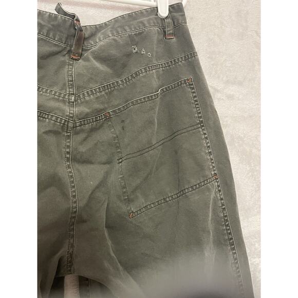 Mountain Dew Cargo Pants Mens 34x32 Khakis Y2K Pocket Baggy Vintage Flaws - Picture 8 of 15